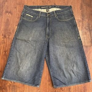 Ecko Unlimited Men's Denim Baggy 90's Style Shorts Size: 36 Big & Tall Shorts